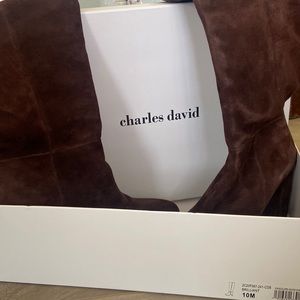 Stunning brown suede boots from Charles David